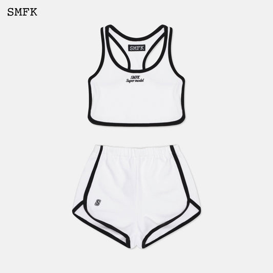 SMFK Compass Dark Night's Flower White Joggging Set