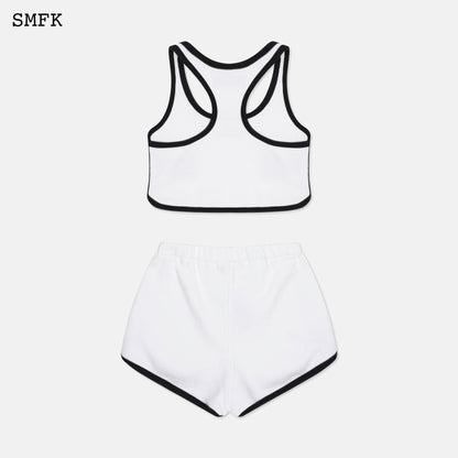 SMFK Compass Dark Night's Flower White Joggging Set