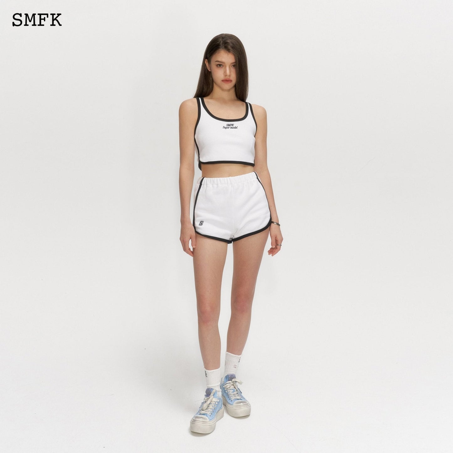 SMFK Compass Dark Night's Flower White Joggging Set