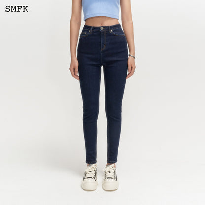 SMFK Compass High Waist Navy Jeans