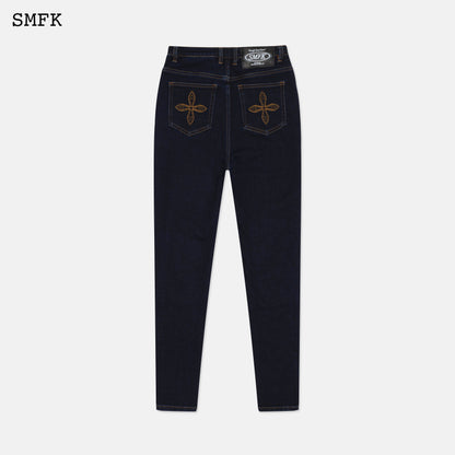 SMFK Compass High Waist Navy Jeans