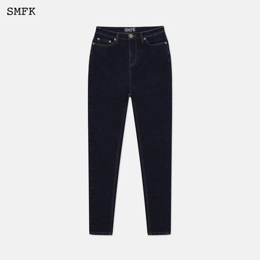 SMFK Compass High Waist Navy Jeans