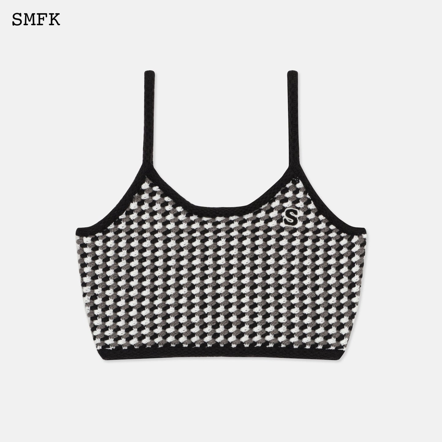 SMFK Compass Houndstooth Knitted Vest