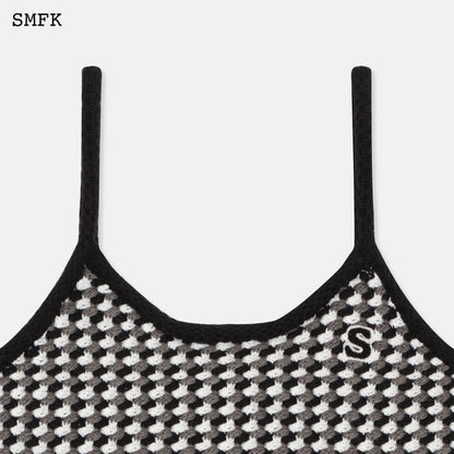 SMFK Compass Houndstooth Knitted Vest