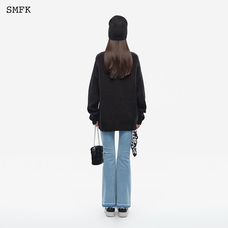 SMFK Compass Maze Knit Sweatshirt - Fixxshop