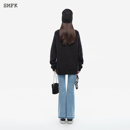 SMFK Compass Maze Knit Sweatshirt - Fixxshop