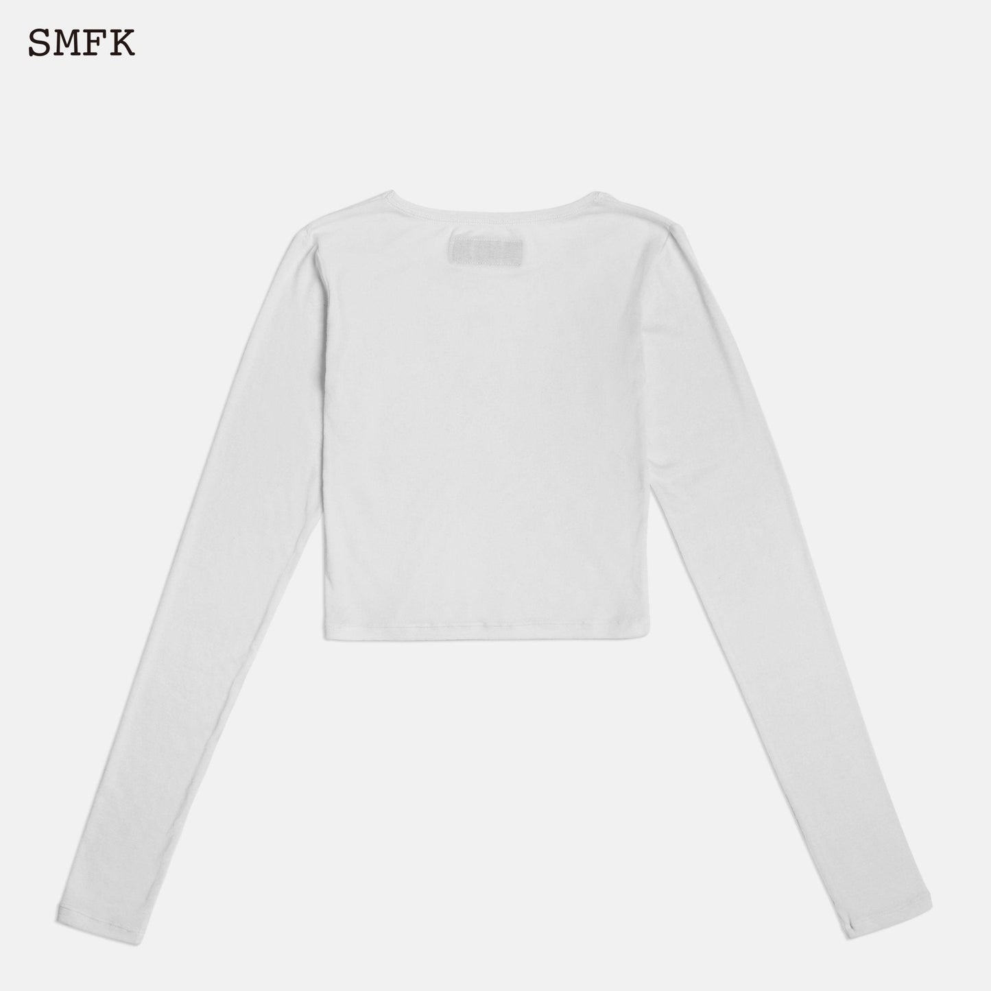 SMFK Compass Midnight Flower Wool Knit Sky White - Fixxshop