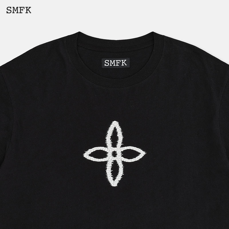 SMFK Black Branding Oversized Tee