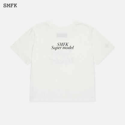 SMFK Compass Super Model Slim Tee White - Fixxshop