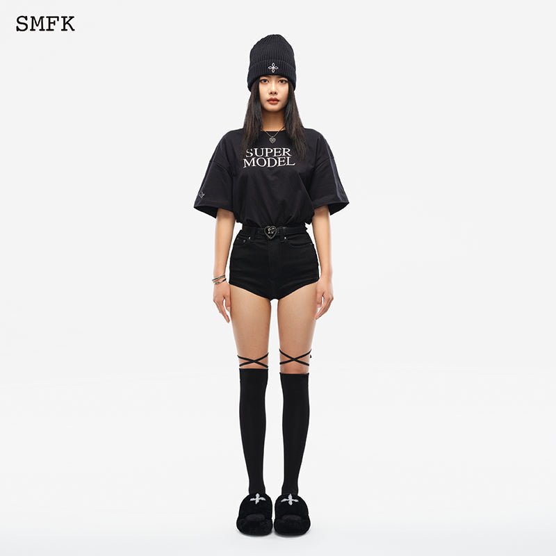 SMFK Compass Super Model Tee Black - Fixxshop