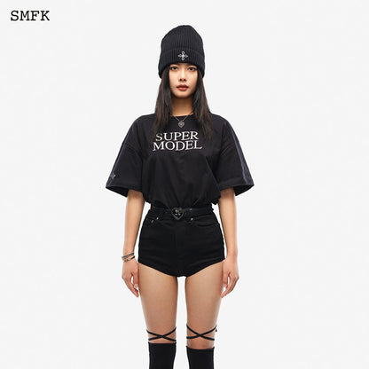 SMFK Compass Super Model Tee Black - Fixxshop