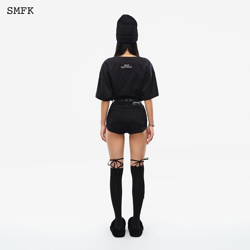 SMFK Compass Super Model Tee Black - Fixxshop