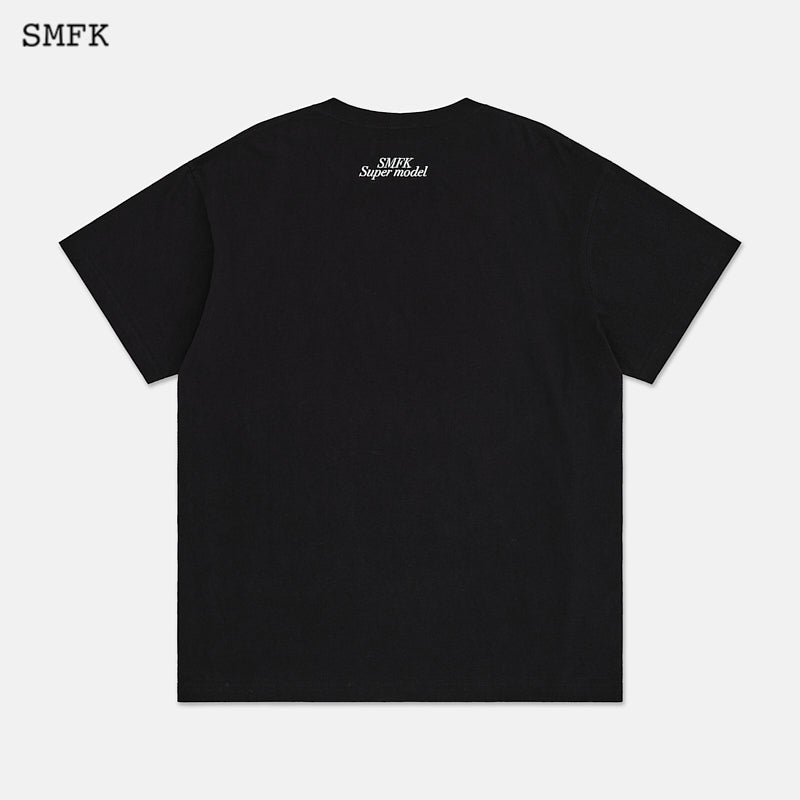 SMFK Compass Super Model Tee Black - Fixxshop