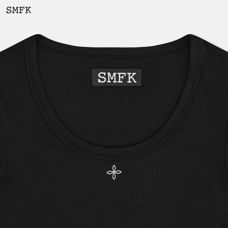 SMFK Compass The Flower of the Night Dance Tee Black - Fixxshop