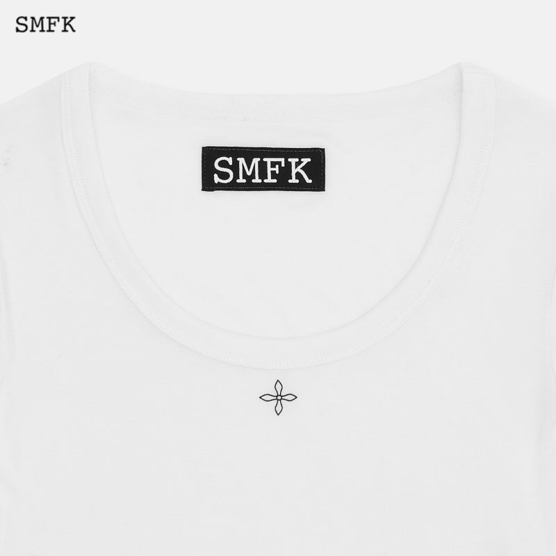 SMFK Compass The Flower of the Night Dance Tee White - Fixxshop