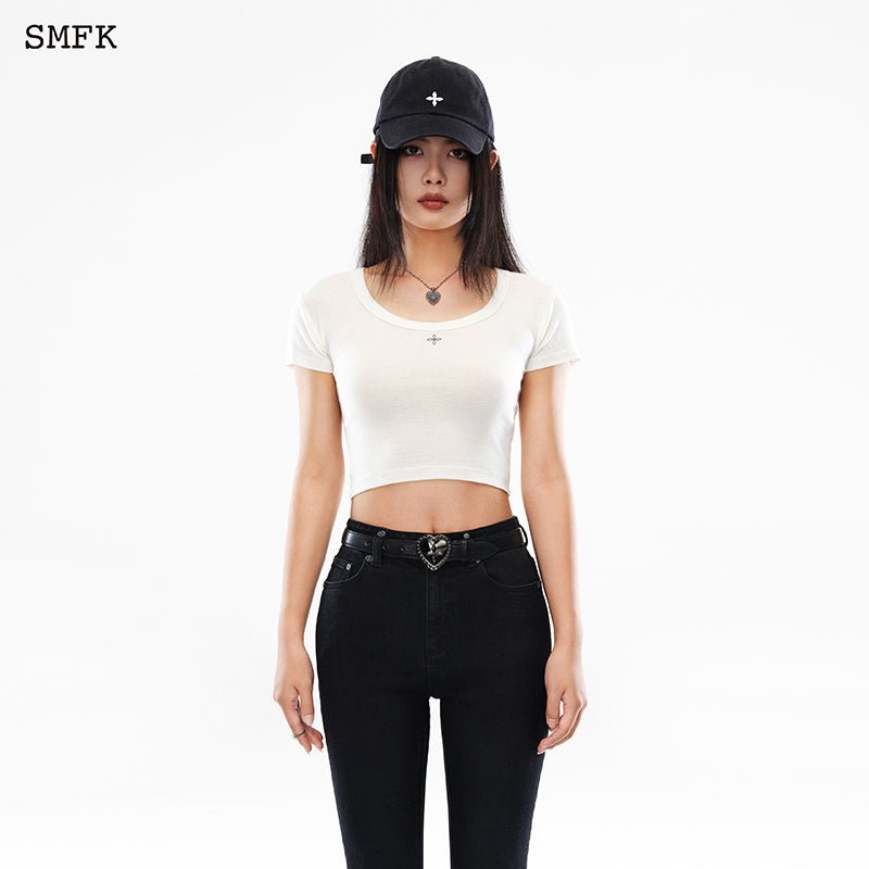 SMFK Compass The Flower of the Night Dance Tee White - Fixxshop