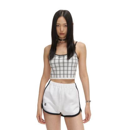 SMFK Compass White Checkered Knitted Vest