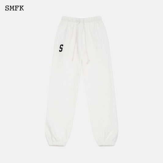 SMFK Compass White Jogging Pants