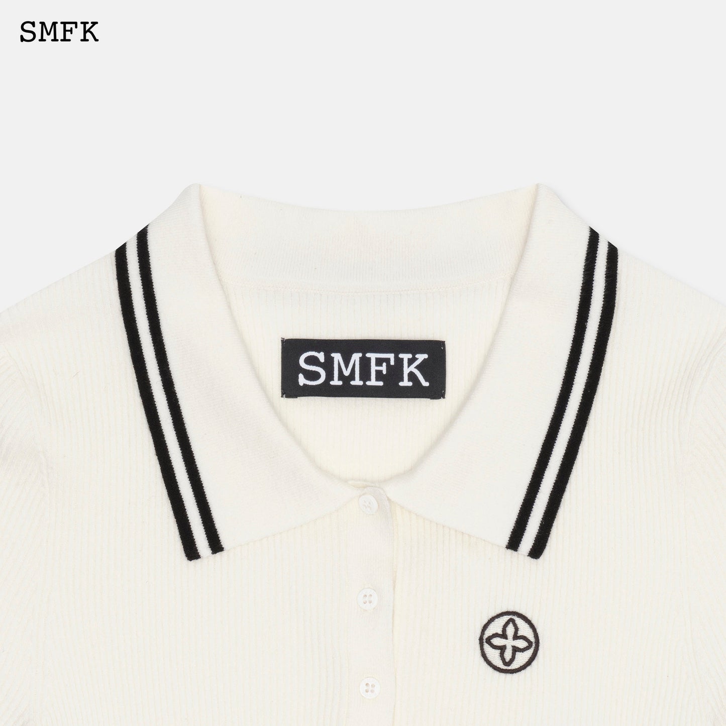 SMFK Compass White Polo