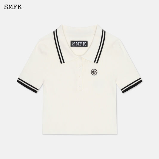 SMFK Compass White Polo