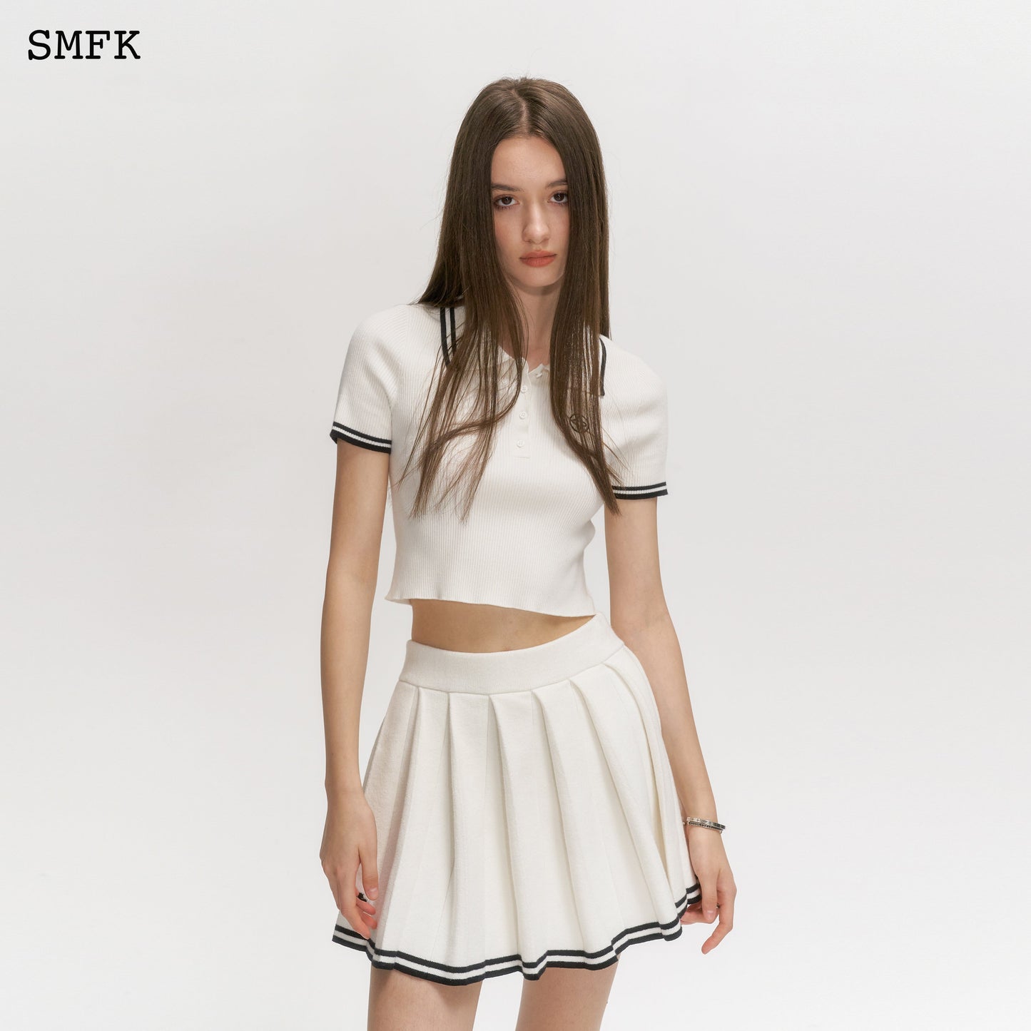 SMFK Compass White Polo