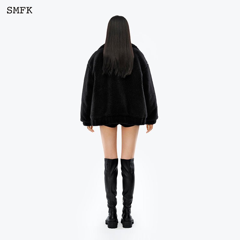 SMFK Compass Wool Work Jacket Black - Fixxshop