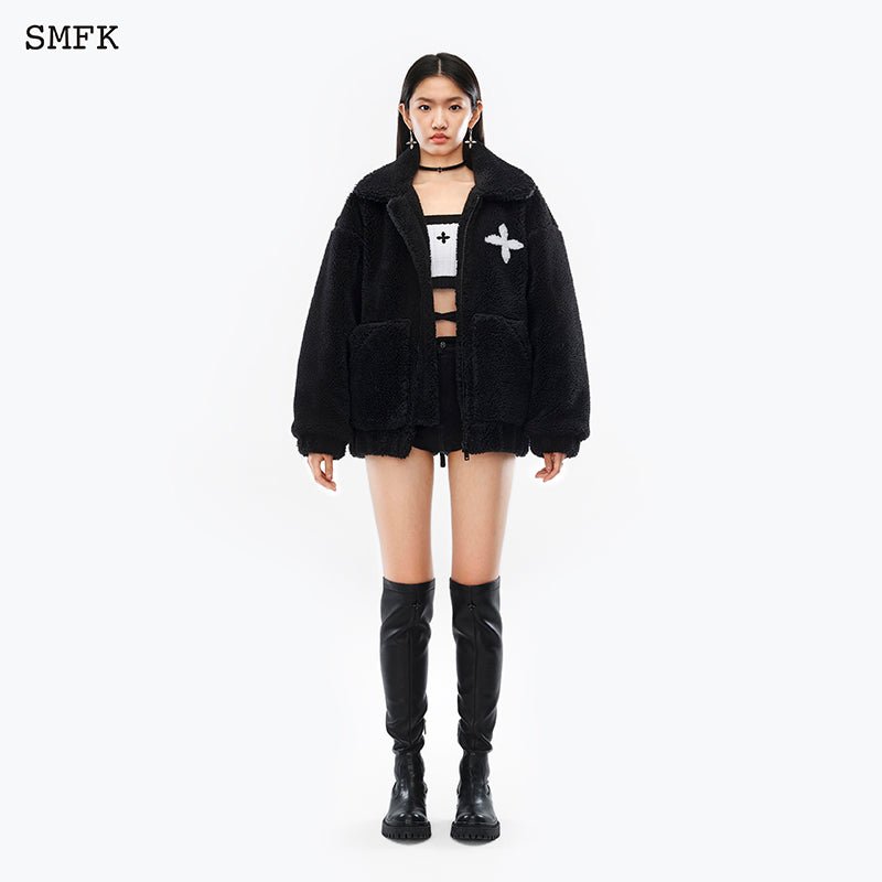 SMFK Compass Wool Work Jacket Black - Fixxshop