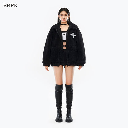 SMFK Compass Wool Work Jacket Black - Fixxshop