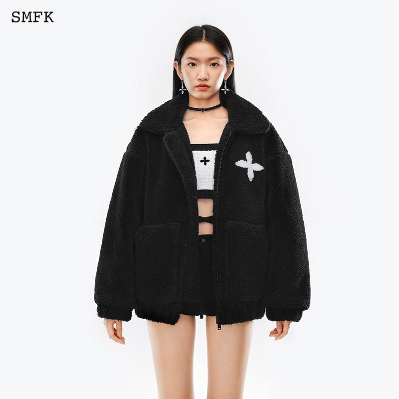 SMFK Compass Wool Work Jacket Black - Fixxshop