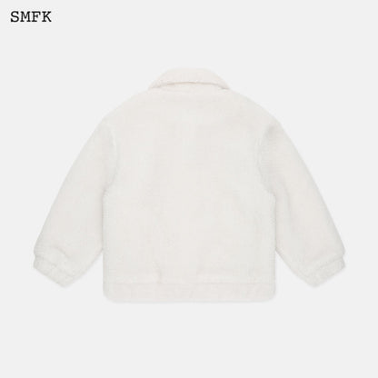 SMFK Compass Wool Work Jacket White - Fixxshop