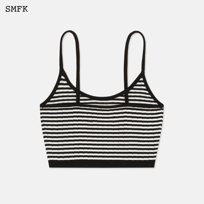 SMFK Compass Zebra Stripe Knitted Vest