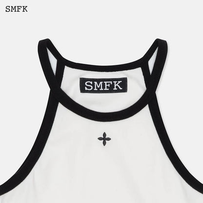 SMFK Cross Retro Vacation Vest White