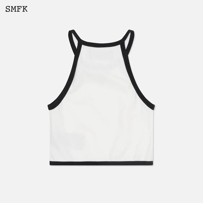 SMFK Cross Retro Vacation Vest White