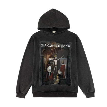 Charlie Luciano 'Emperor's New Clothes' Hoodie Grey