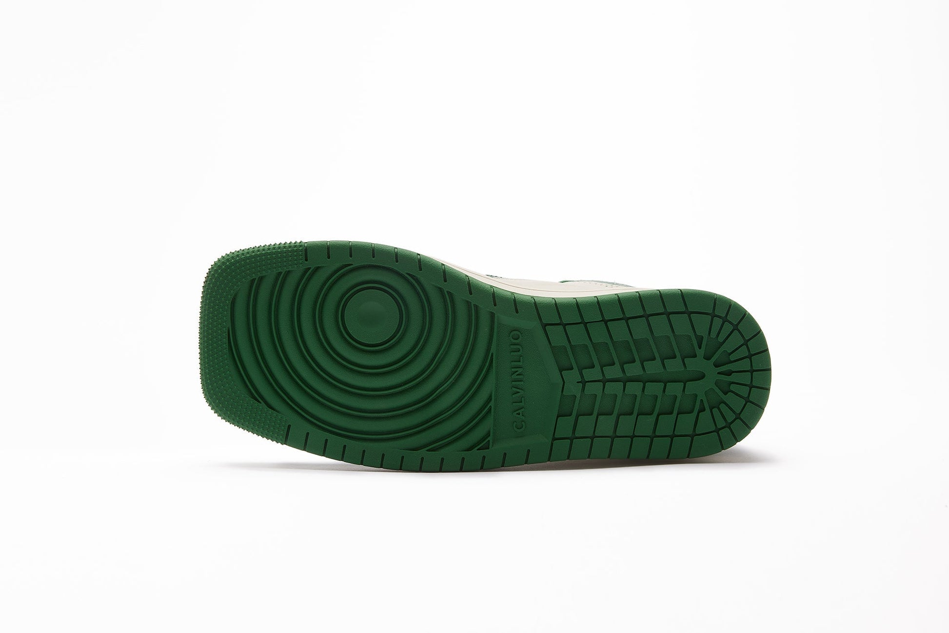 CALVIN LUO Green Square Toe Low Sneakers | MADA IN CHINA