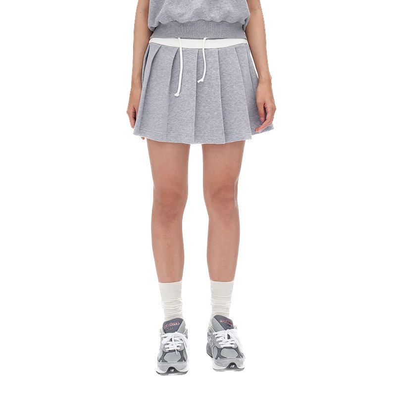 Herlian Grey Tennis Pleated Skirt