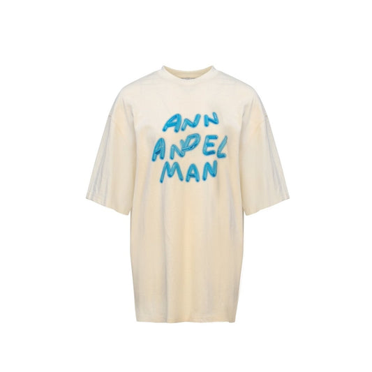 Ann Andelman Jelly Letter T-shirt Beige