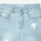 Herlian Labeled Logo Wide-Leg Jeans