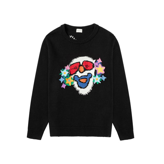 Charlie Luciano Laughing Joker Sweater
