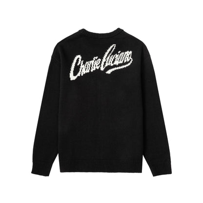 Charlie Luciano Laughing Joker Sweater