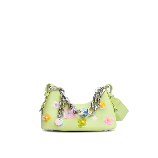 APEDE MOD Lime Green Blossom Mini Lunch Box Pouch | MADA IN CHINA