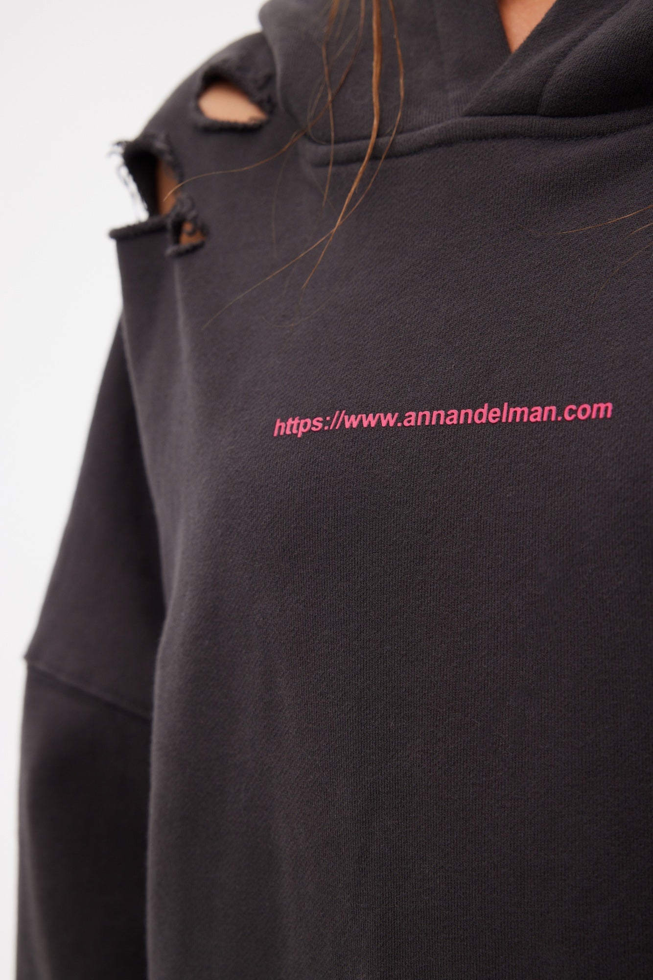 Ann Andelman Limited Color Hoodie Grey
