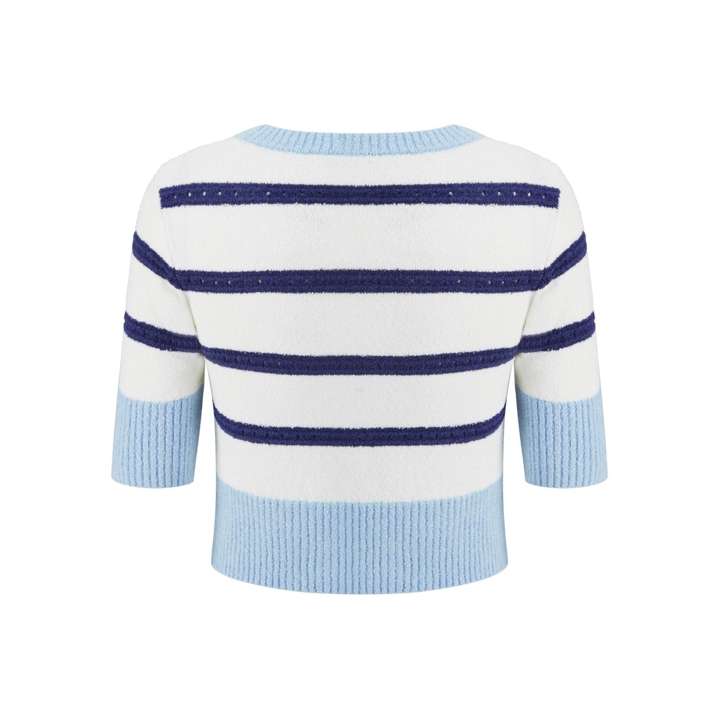 Herlian Logo Stripe Knit T-shirt