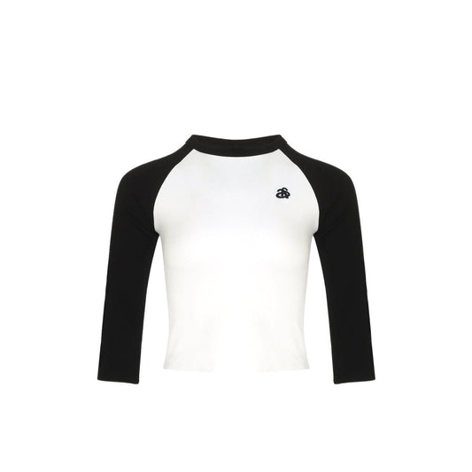Ann Andelman Long Sleeve T-shirt Black And White