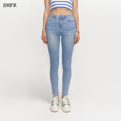 SMFK Compass High Waist Blue Jeans