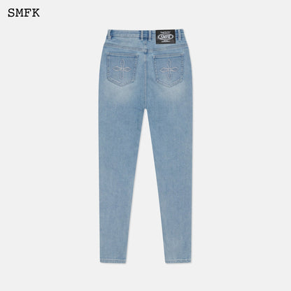 SMFK Compass High Waist Blue Jeans