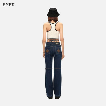 SMFK Mermaid Retro Ballroom Jeans Blue