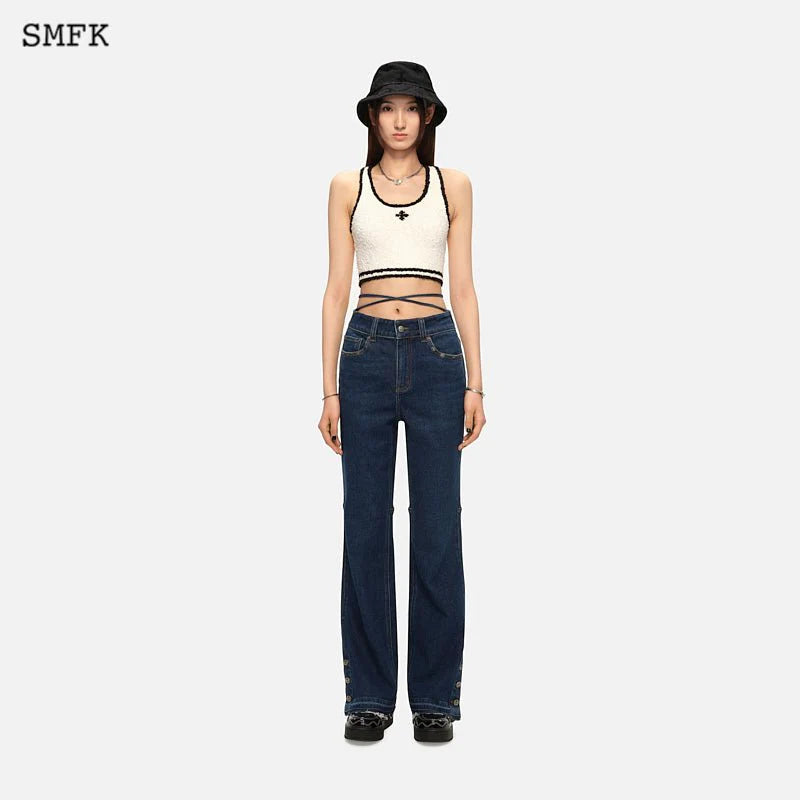 SMFK Mermaid Retro Ballroom Jeans Blue