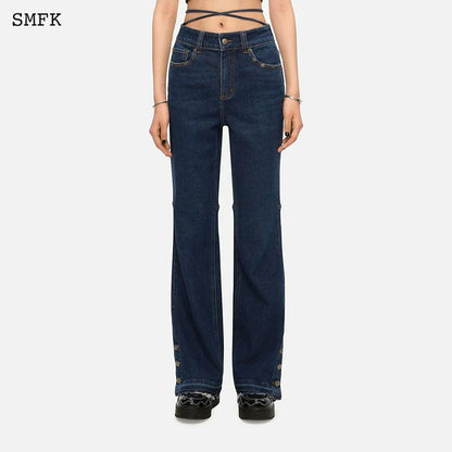 SMFK Mermaid Retro Ballroom Jeans Blue