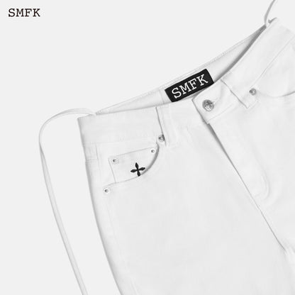 SMFK Mermaid Skinny Jeans Sky White - Fixxshop